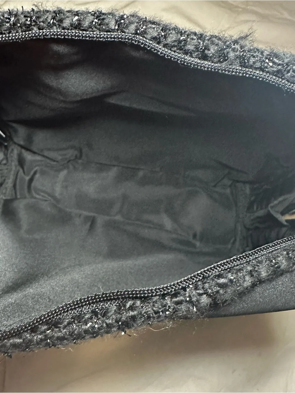 CHANEL Black Cosmetic Pouch
